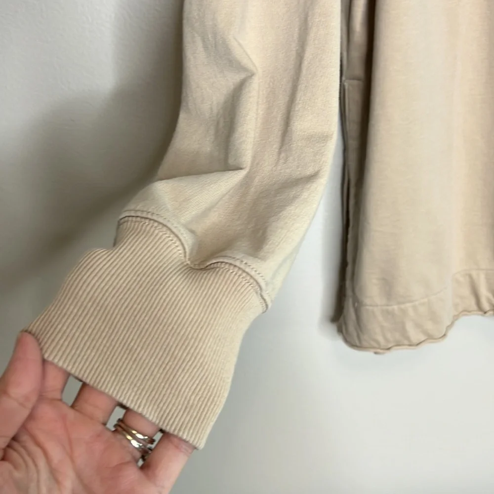 AERIE Sunwashed Desert oversized Hoodie in Strand size XS - Picture 3 of 11